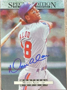 Moises Alou Autographed 1995 Upper Deck Special Edition #138