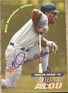 Moises Alou Autographed 2001 Fleer Ultra Gold Medallion #76