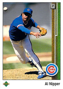 1989 Upper Deck #494 Al Nipper VG Chicago Cubs 