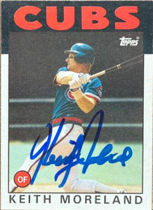Keith Moreland Autographed 1986 Topps #266