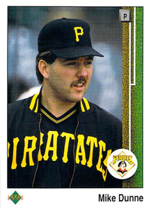1989 Upper Deck #518 Mike Dunne VG Pittsburgh Pirates 