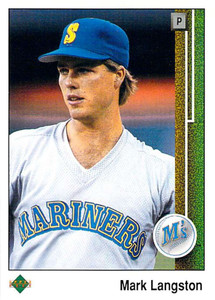 1989 Upper Deck #526 Mark Langston VG Seattle Mariners 