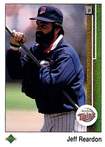 1989 Upper Deck #596 Jeff Reardon VG Minnesota Twins 
