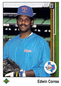 1989 Upper Deck #598 Ed Correa VG Texas Rangers 
