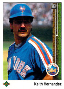 1989 Upper Deck #612 Keith Hernandez VG New York Mets 