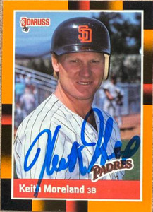 Keith Moreland Autographed 1988 Donruss Baseball's Best #266