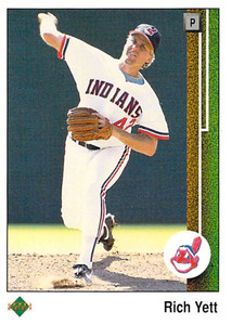 1989 Upper Deck #728 Rich Yett VG Cleveland Indians 