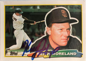 Keith Moreland Autographed 1988 Topps Big #207