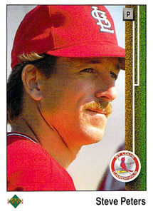 1989 Upper Deck #771 Steve Peters VG St. Louis Cardinals 