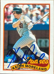 Keith Moreland Autographed 1989 Topps #773