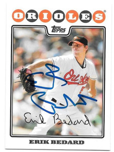 Erik Bedard Autographed 2008 Topps #51