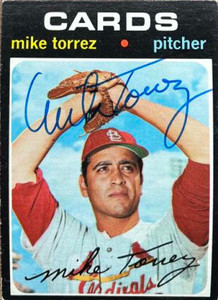 Mike Torrez Autographed 1971 Topps #531