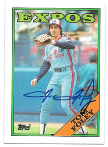 Tom Foley Autographed 1988 Topps #251