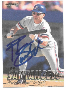 F.P. Santangelo Autographed 1997 Fleer #386