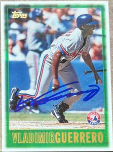 Vladimir Guerrero Autographed 1997 Topps #433