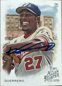 SOLD 122825 Vladimir Guerrero Autographed 2019 Topps Allen & Ginter #137 SOLD 122825 Vladimir Guerrero Autographed 2019 Topps Allen & Ginter #137