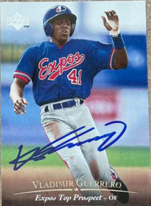 Vladimir Guerrero Autographed 1995 Upper Deck Minors #127