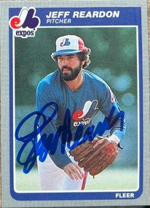 Jeff Reardon Autographed 1985 Fleer #407