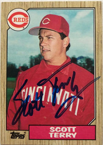 Scott Terry Autographed 1987 Topps #453