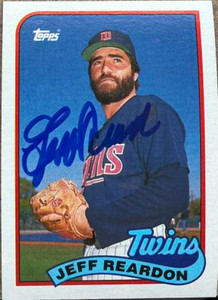 Jeff Reardon Autographed 1989 Topps #775