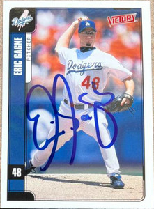 Eric Gagne Autographed 2001 Upper Deck Victory #373