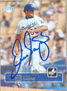 Eric Gagne Autographed 2003 Upper Deck #268