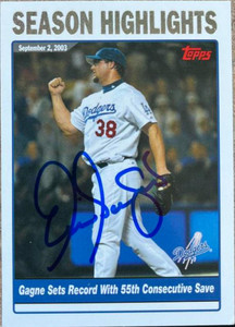 Eric Gagne Autographed 2004 Topps #336