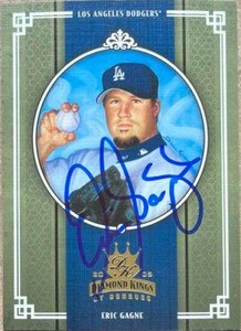 Eric Gagne Autographed 2005 Donruss Diamond Kings #121