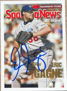 Eric Gagne Autographed 2005 Topps #728