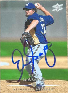 Eric Gagne Autographed 2008 Upper Deck #555