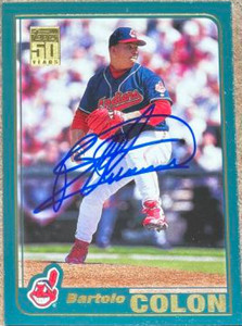 Bartolo Colon Autographed 2001 Topps #245