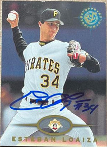 Esteban Loaiza Autographed 1995 Stadium Club #531