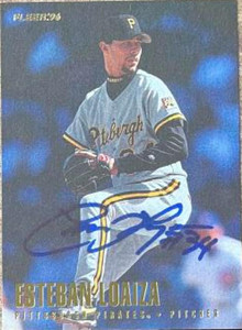 Esteban Loaiza Autographed 1996 Fleer #525