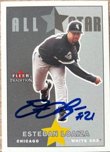 Esteban Loaiza Autographed 2003 Fleer Tradition Update #U209