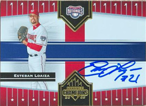 Esteban Loaiza Autographed 2005 Donruss Champions #185