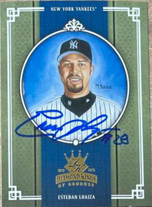 Esteban Loaiza Autographed 2005 Donruss Diamond Kings #160