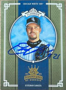 Esteban Loaiza Autographed 2005 Donruss Diamond Kings #274