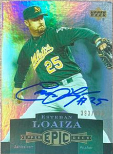Esteban Loaiza Autographed 2006 Upper Deck Epic #185