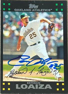 Esteban Loaiza Autographed 2007 Topps #518