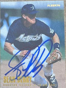 Sean Berry Autographed 1996 Fleer Update #U137