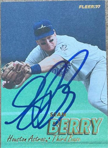 Sean Berry Autographed 1997 Fleer #341