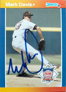 Mark Davis Autographed 1989 Donruss All-Stars #46