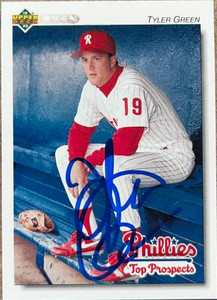 Tyler Green Autographed 1992 Upper Deck Minors #167
