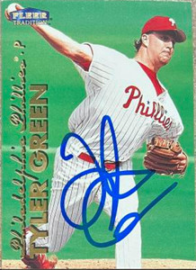 Tyler Green Autographed 1999 Fleer Tradition #263
