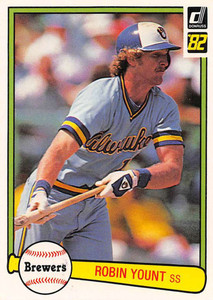 1982 Donruss #510 Robin Yount VG Milwaukee Brewers 