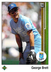 1989 Upper Deck #215 George Brett VG Kansas City Royals 