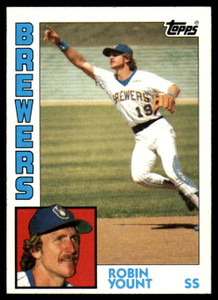 1984 Topps #10 Robin Yount VG Milwaukee Brewers 