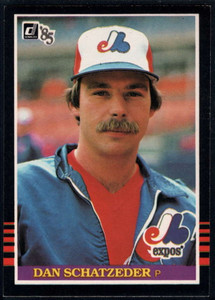1985 Donruss #543 Dan Schatzeder VG Montreal Expos 