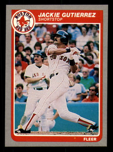 JACKIE GUTIERREZ BOSTON RED SOX #89 - TOPPS NM-MT 1985