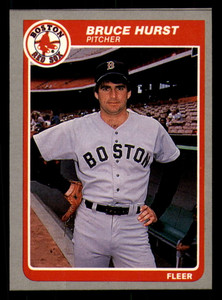 1985 Fleer #161 Bruce Hurst VG Boston Red Sox 